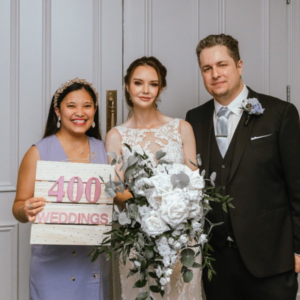 Proudly conducted 400 WEDDINGS