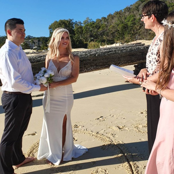 Intimate Beach Elopement with D&B