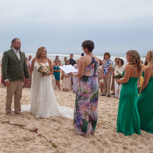 Gold Coast Beach Wedding with Ceremonies by Sacha.  Image by NML Photography