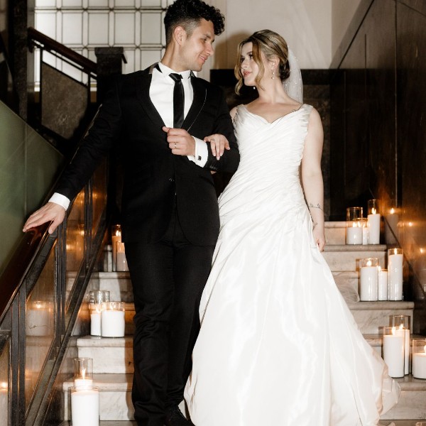 Chameleon Sand Candle staircase