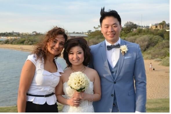 Chinese  & Malaysian Couple