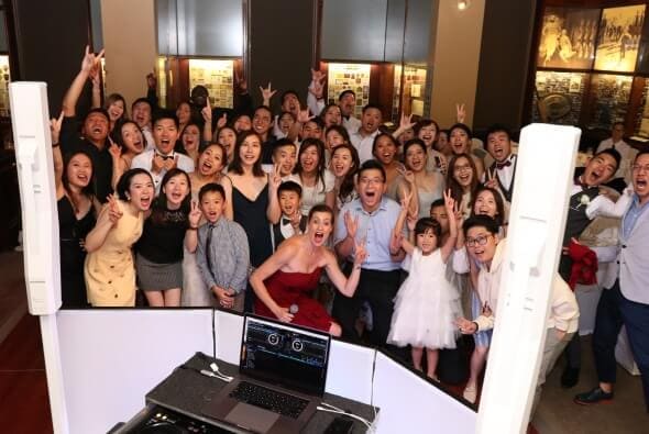 Kenny & Kathy's wedding at the Mortlock Library (Image Credit - Jay Smith)