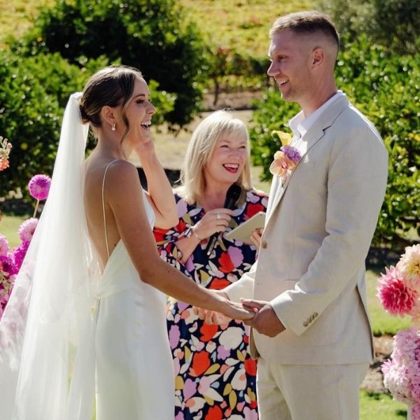 So Much Fun on Your Big Day #funandbubblycelebrant Photo Credit Shots By M