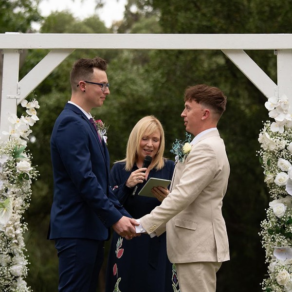 Two Very Happy Grooms Adelaide