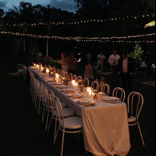 Alfresco Wedding under the stars