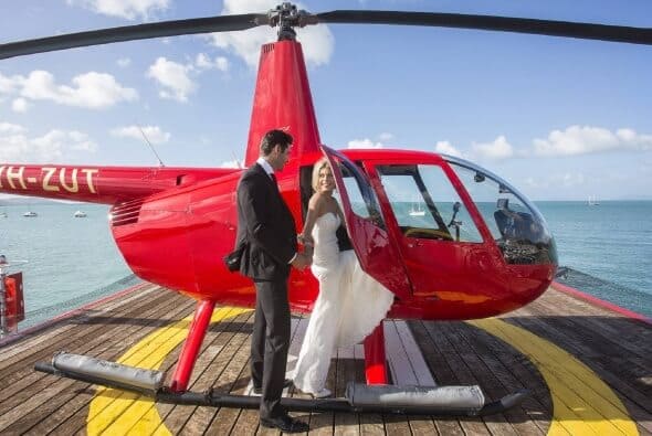 Marina Helipads - Arrive at your wedding in style