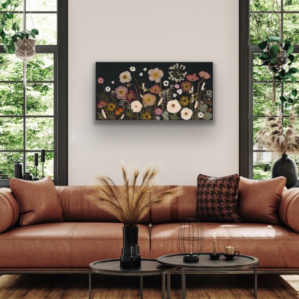 Standing Tall - Pressed flower Poppy fine art