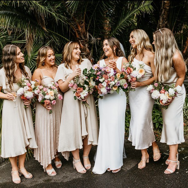 Colourful Wildflower Bouquets Garden Wedding (Photo by Love by Colour Captured)