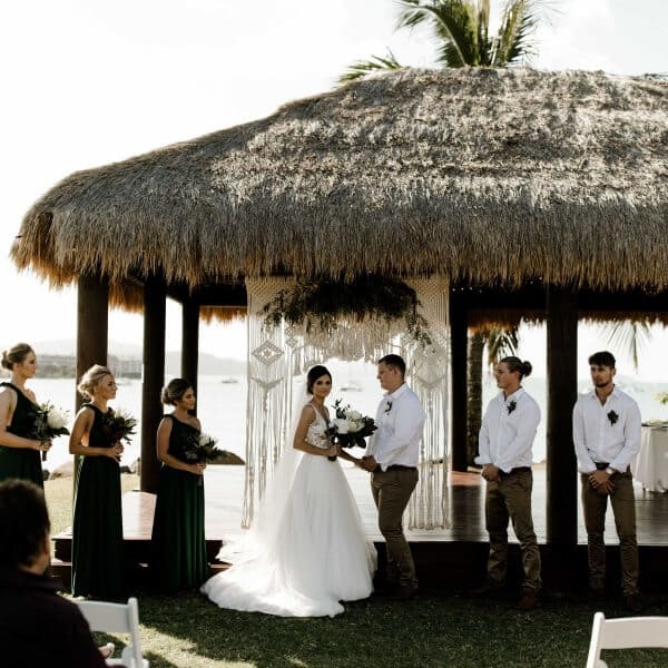 Jade & Peter - Whitsunday Bali Hut - Photo Credit: The Lost & Wild