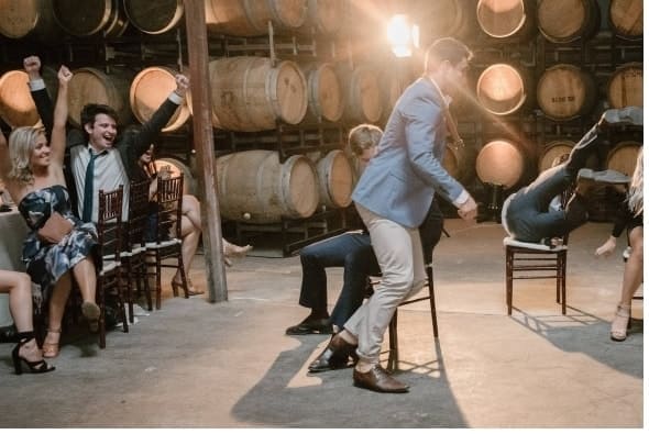 The fun of our Wedding Scavenger Hunt