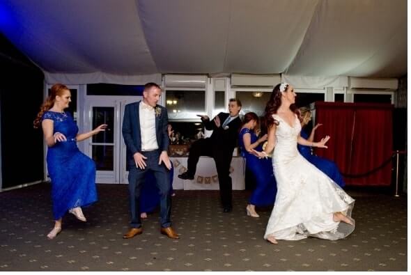 The Bridal Dance Medley in which DJ Ben made a surprise appearance
