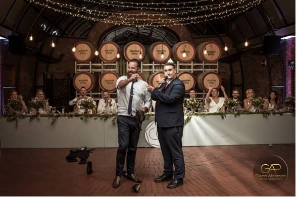 Winner of the Scavenger Hunt at the wedding of Chad & Gavin - 1.4.18