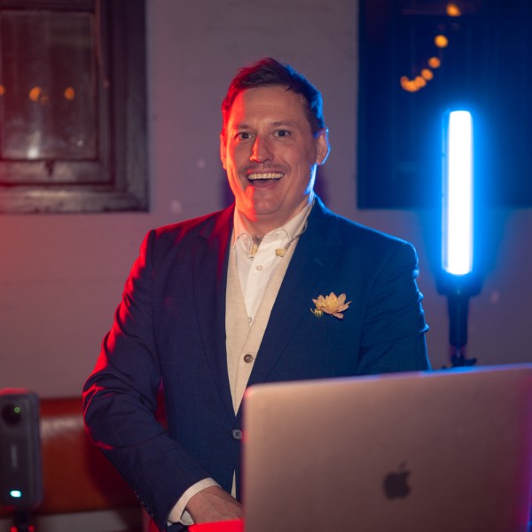 DJ Joe Barrs at Three Blue Ducks Wedding 2024