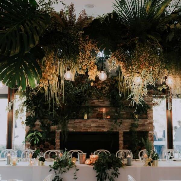 Jungle Look Fireplace