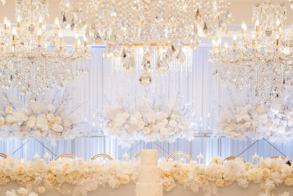 Supply Hire Gloss Bridal Tables