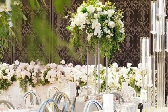 Silk and fresh c/p and main table