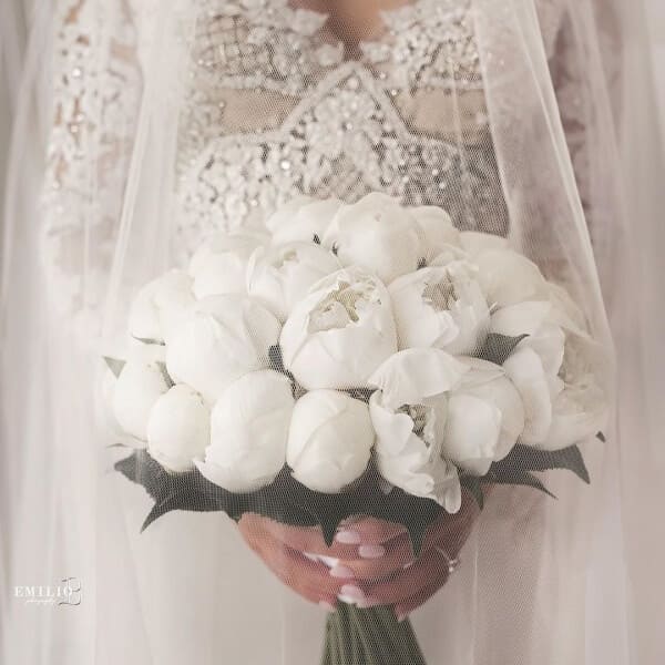 Peonies Wedding Bouquets