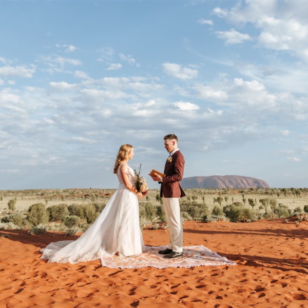 Red Centre Elopement - Uluru Camel Farm