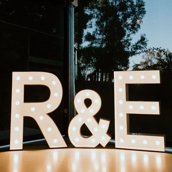 1.2m Light up Initials