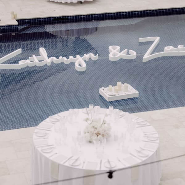 Floating Pool Letters