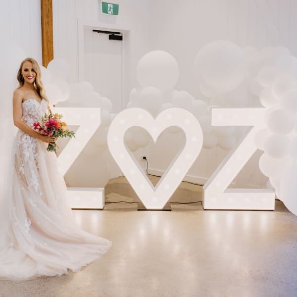 1.2m Light up Initials