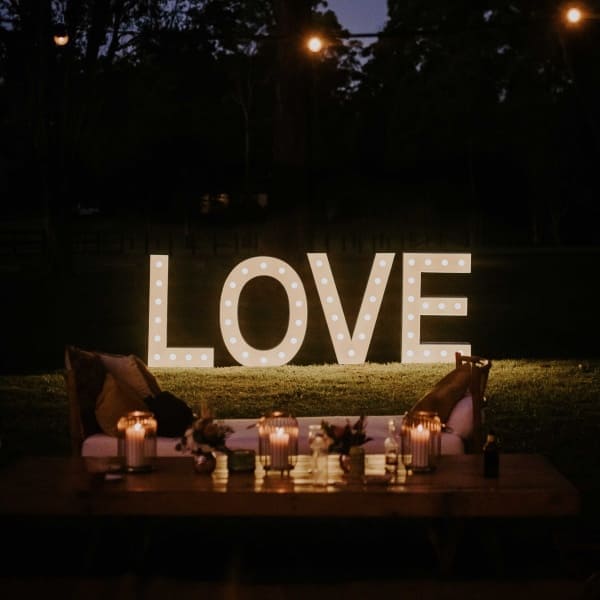 1.2m Light up 'LOVE'