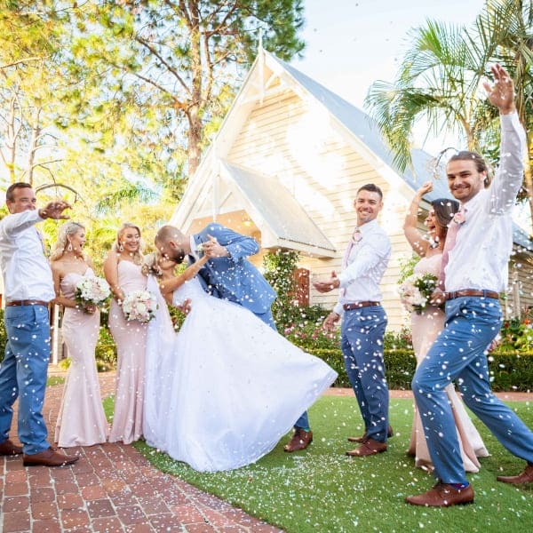 Fun wedding photography