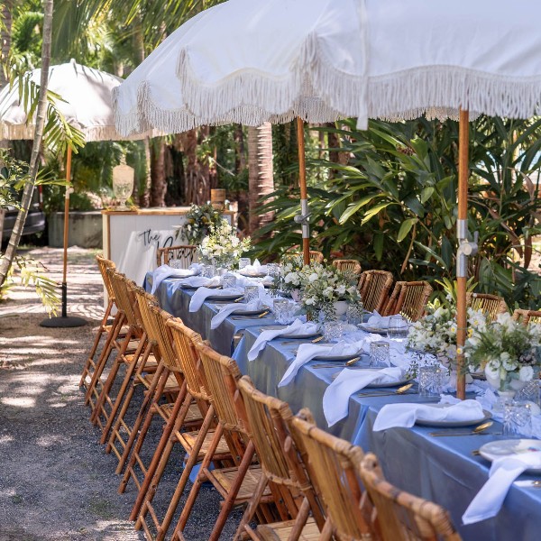 long lunch reception at getaway gardens 1770 Agnes Water