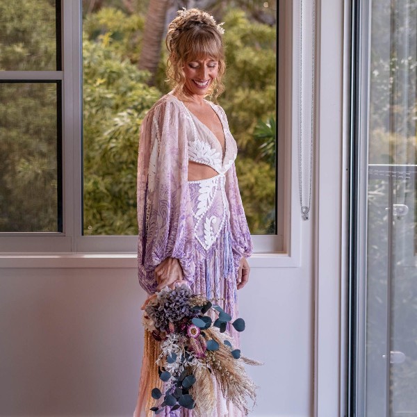 dried bouquet for boho bride