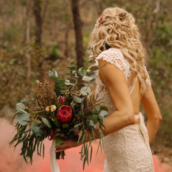 winters day bride captain creek