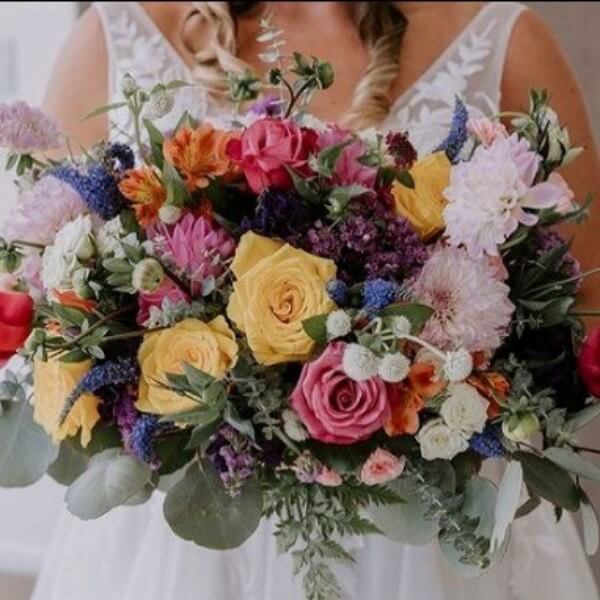 Bright Bridal Bouquet