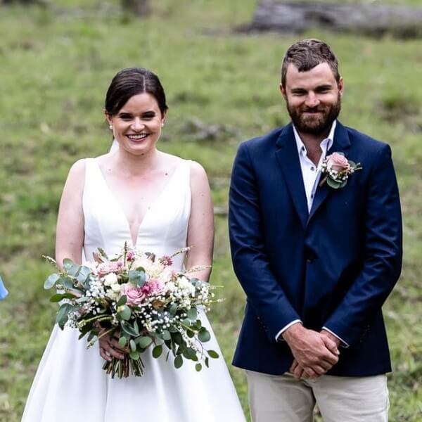 Unstructured Pink Florals