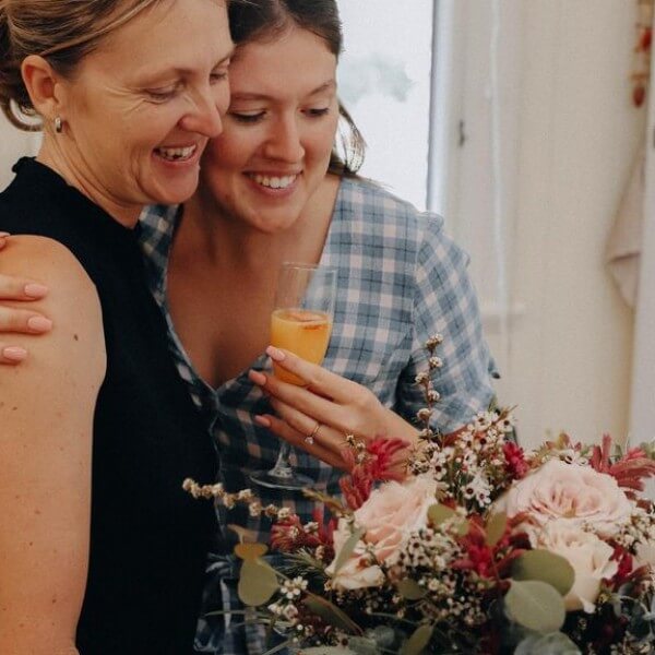 Seeing your bouquet for the first time <3