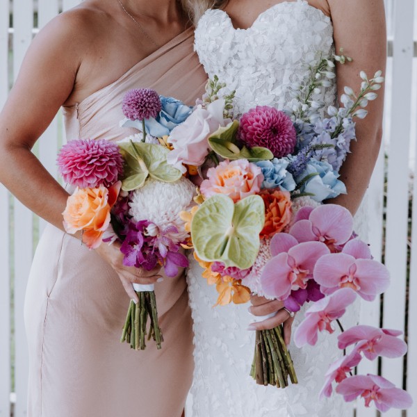 Bride and Bridesmaid Bouquet