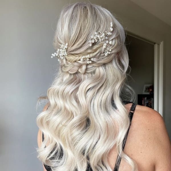 Half up waves and braid