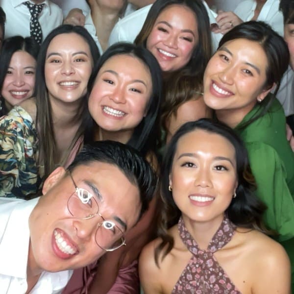 Our Salsa booth at a wedding