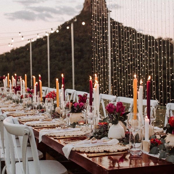 Dinner Reception at Beneath the Peak