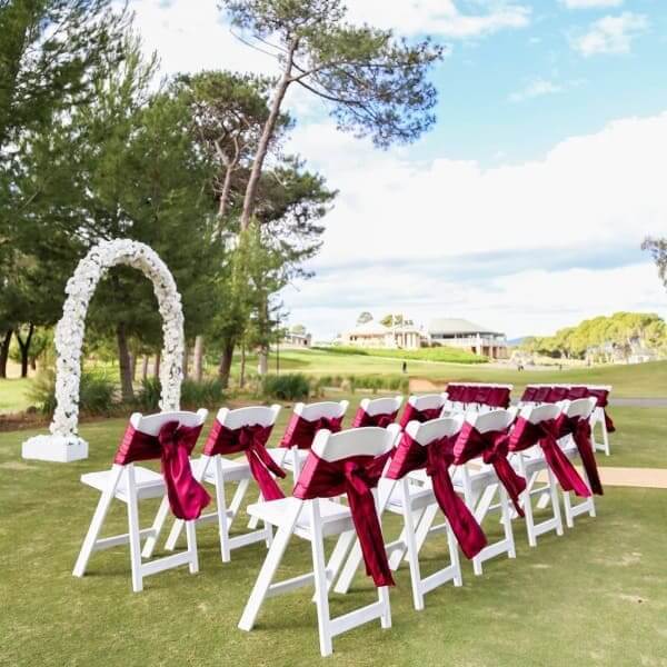 On course Ceremony location