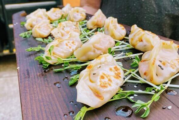 Pork Gyoza Good 2 Eat Catering Sunshine Coast