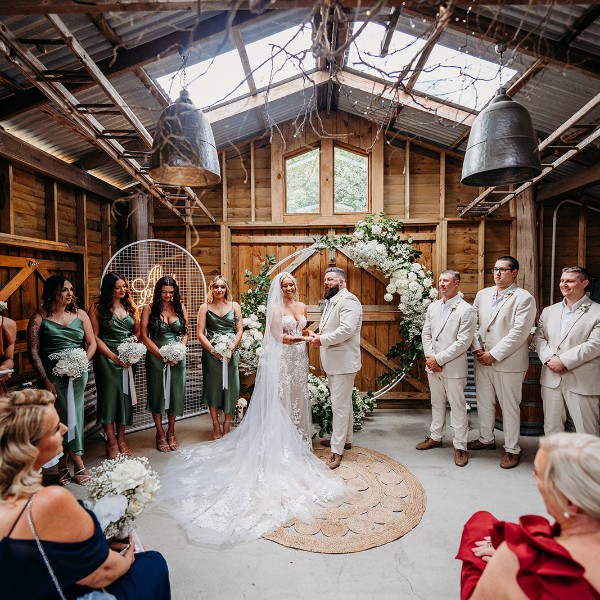 Rustic Barn Ceremony