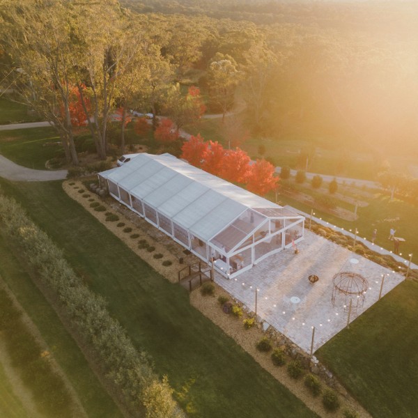 Garden Marquee Venue in Autumn
