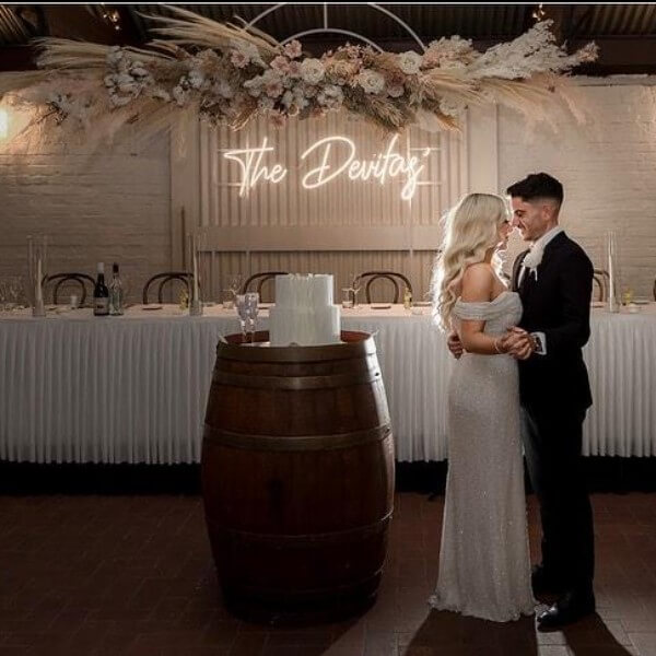 Preserved bridal table
