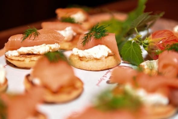 Salmon Gravlax Pikelet