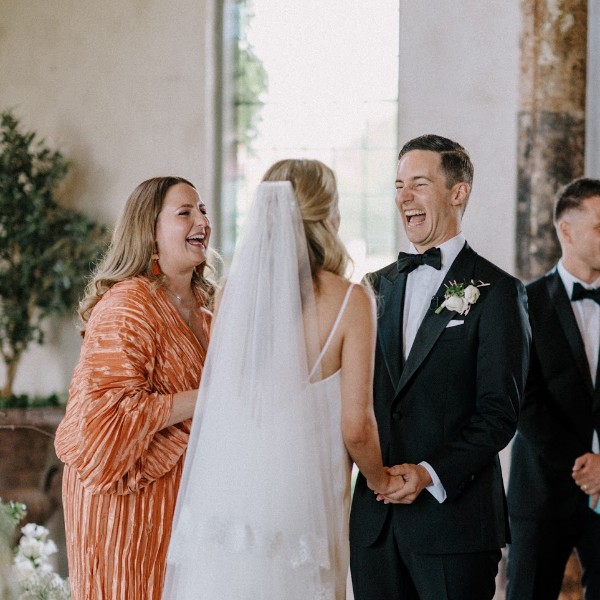 Ben + Ange, married by Kerstyn at Stones of the Yarra, VIC