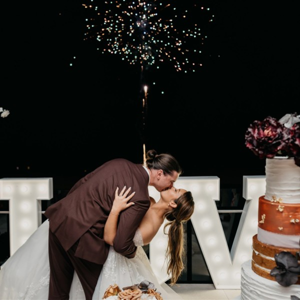 Cake cutting & Firework