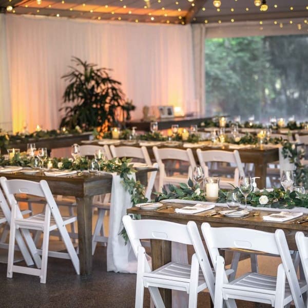 The rustic charm of wood tables