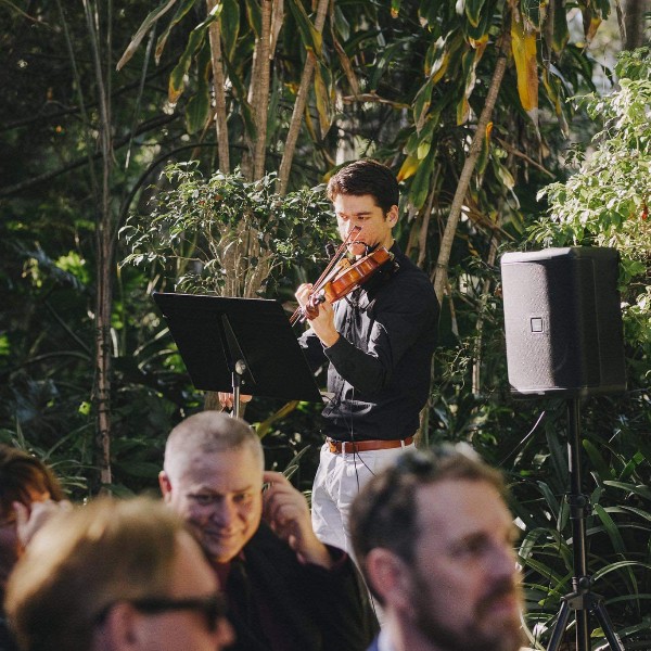 Boulevard Gardens Wedding Ceremony Violinist
