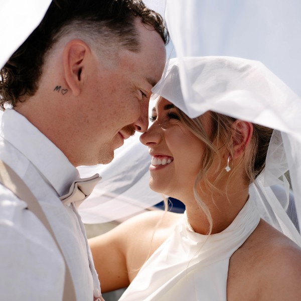 Daylesford Wedding Under Veil