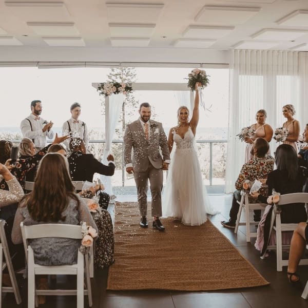 The Deck Indoor Wedding