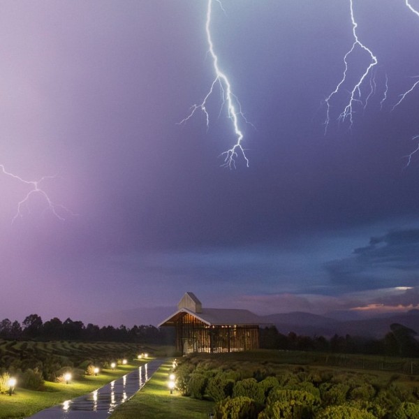 Kooroomba Chapel Stormy Night